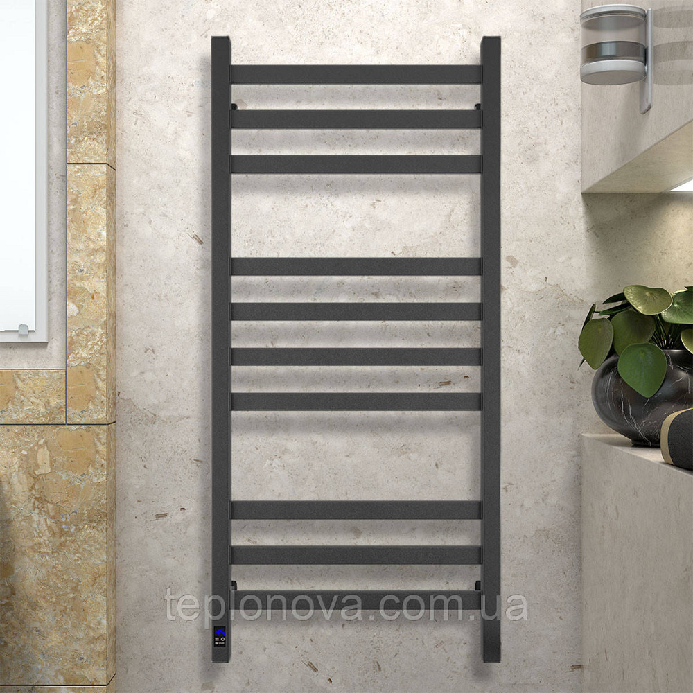 Сушарка для рушників Авангард 480х1000 Sensor права з таймером, чорний муар Чернівці - фото 4