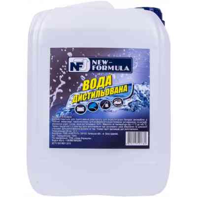 Вода дистильована NEW FORMULA 10л (4820215591782) Вінниця