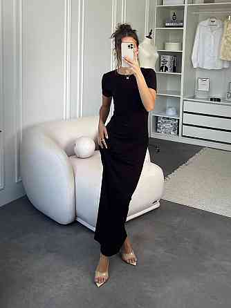 Жіноча базова облягаюча максі сукня у стилі скімс турецька натуральна віскоза Одеса