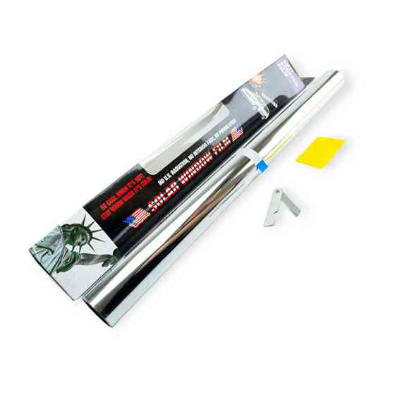 Плівка тонувальна американка 0.5x3m silver (src антиподряпин) металізована Мукачево