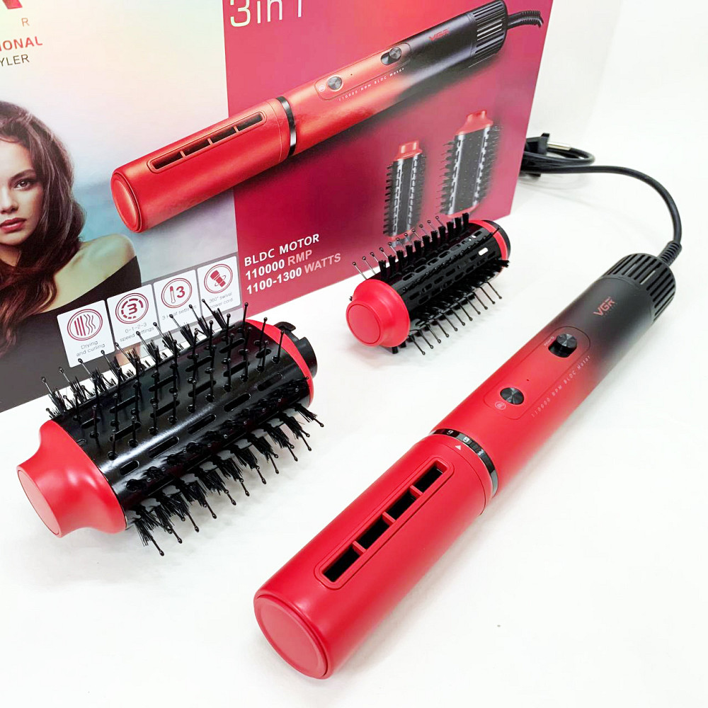 Фен з регулюванням температури і потоку повітря VGR, Хороший потужний фен з режимом іонізації EP-92 Львів - фото 17