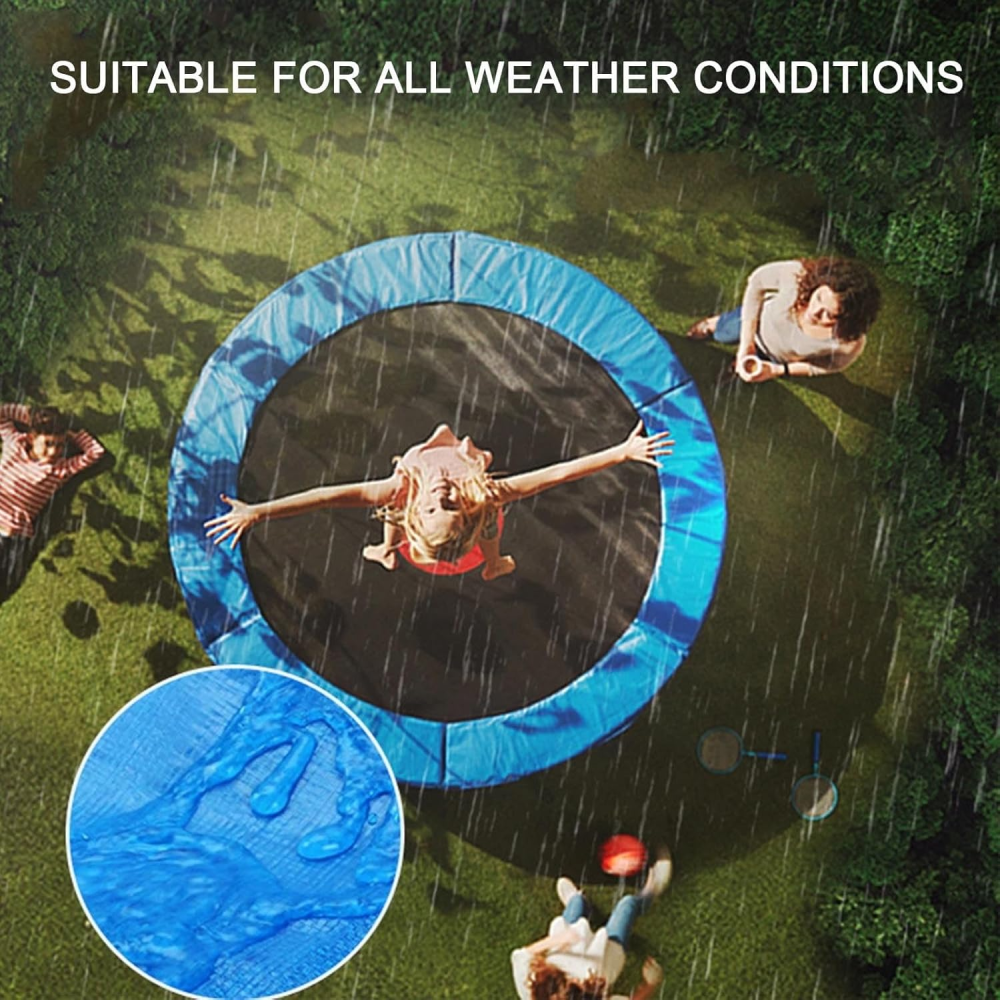 Накидка на пружини для батута 244см захисна накладка для спортивного батута для безпеки Луцьк - фото 3