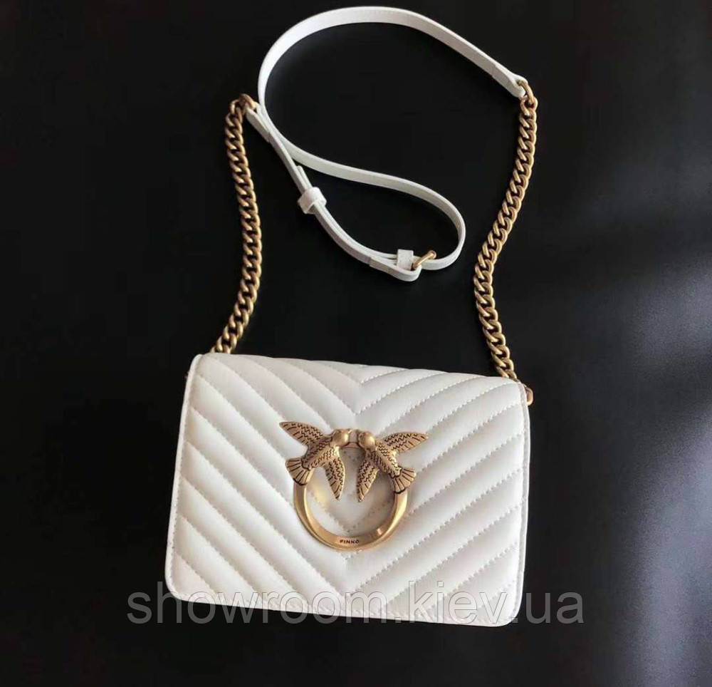 Женская сумка Pinko click mini (231112) белая Киев - изображение 1