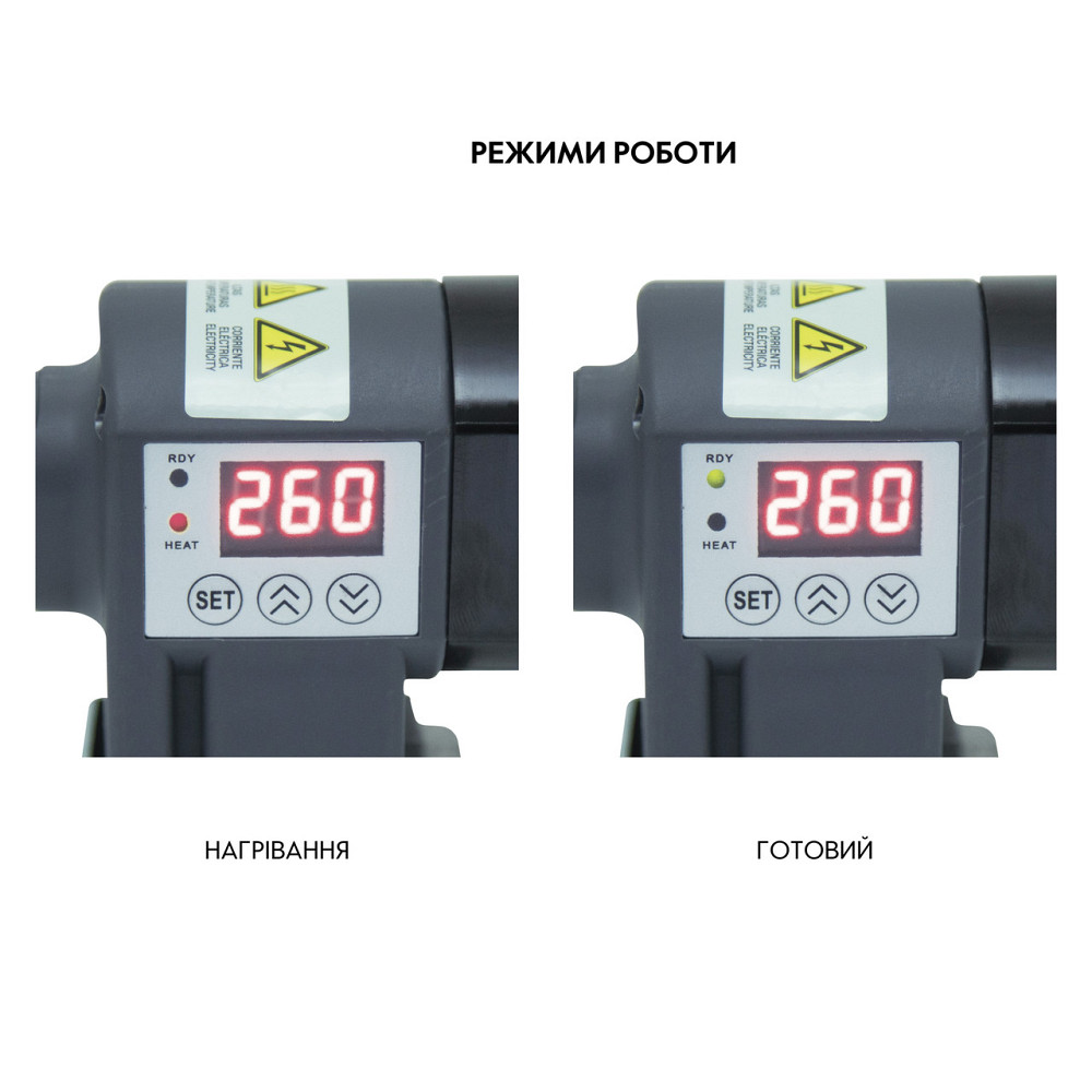 Паяльник для пластиковых труб Thermo Alliance PRO-101 Ø20-32 (автоматический с дисплеем, 600W) Киев - изображение 6