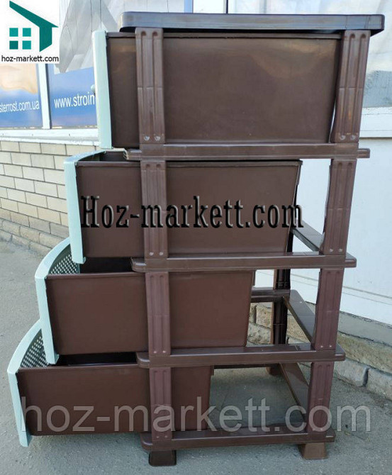 Комод пластиковый на 4 ящика Украина Харьков - изображение 5