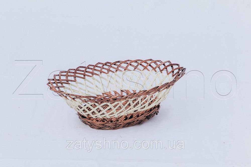 Цукерниця плетена | цукерниця з лози| тарілка плетена з лози Київ - фото 7