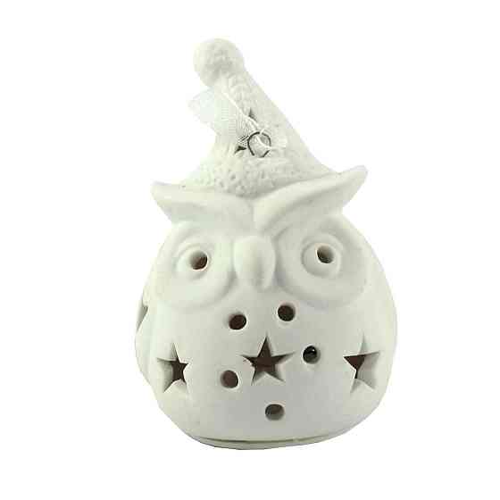 Різдвяна фігурка "Загадкова Сова" з підсвічуванням 8 х 5,5 см Рівне