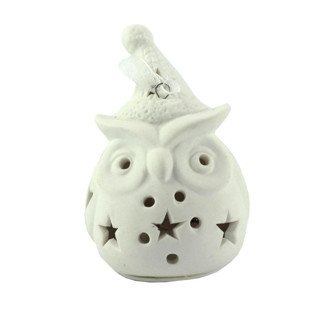 Різдвяна фігурка "Загадкова Сова" з підсвічуванням 8 х 5,5 см Рівне - фото 1