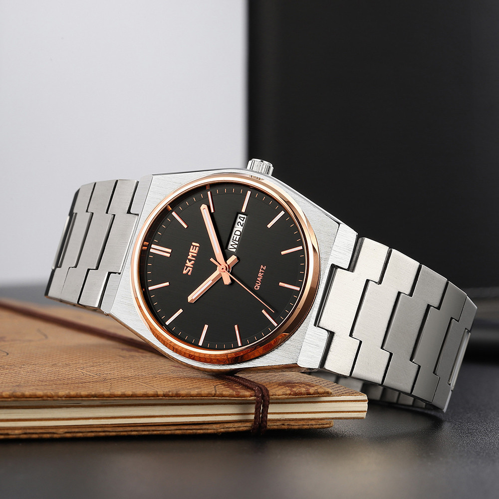 Skmei 9288SIRGBK Silver-Rose Gold-Black Київ - фото 4