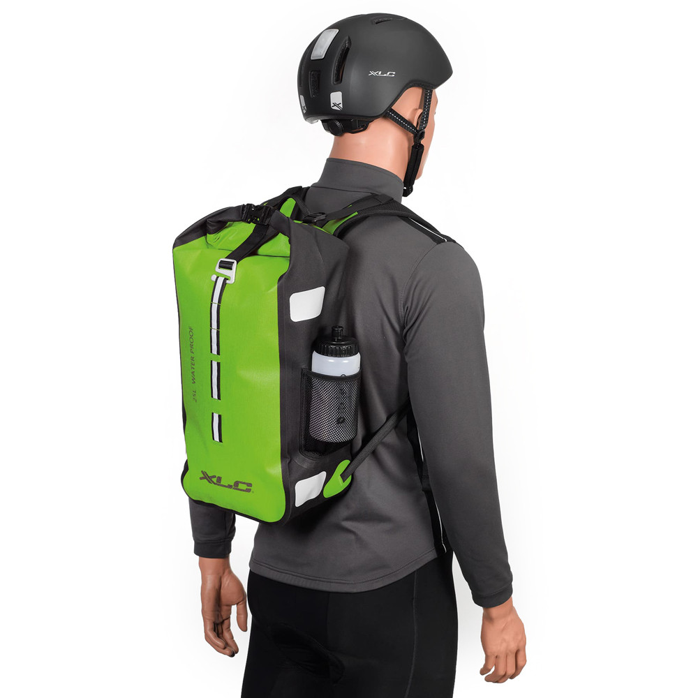 Рюкзак водонепроницаемый XLC, 61 x 16 x 24 см, неоново-зеленый Киев - изображение 6