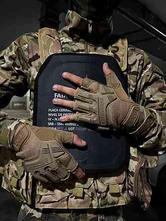 Військові штурмові рукавички без пальців Mechanix M-Pact Fingerles Пісочні, XL Вінниця