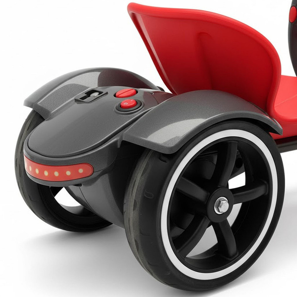 Электрокарт детский 6км/час, до 50кг, 86х54х48.5см, HL-B6, Красный / Электрический карт складной / Детский электромобиль Киев - изображение 9