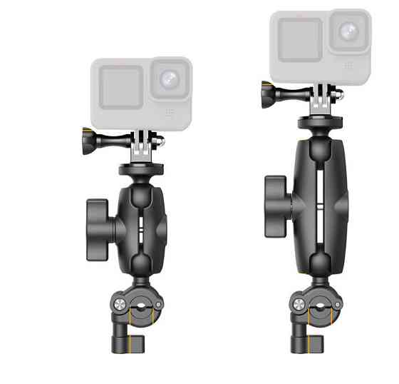 Кріплення на мотоцикл для GoPro DJI Action Insta360 дзеркало кермо присоска AC Prof HQS-B68 Київ