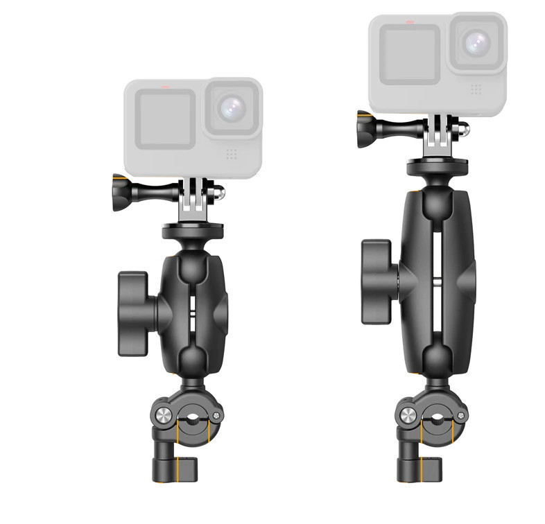 Кріплення на мотоцикл для GoPro DJI Action Insta360 дзеркало кермо присоска AC Prof HQS-B68 Київ - фото 3