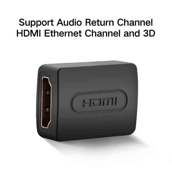 Соединитель HDMI v2.0 Ugreen 20107 (Черный) Николаев