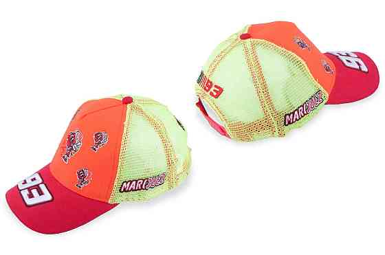 Бейсболка 93 MARC MARQUEZ (красная, сетка) Мукачево