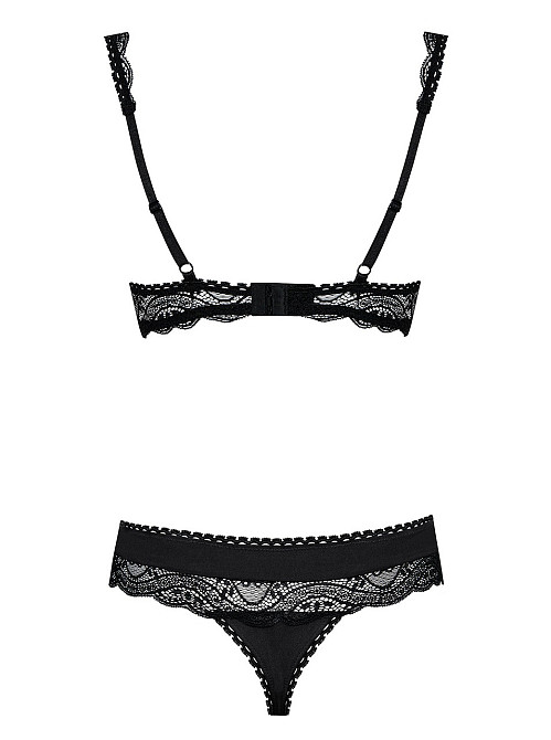 Комплект Obsessive MIAMOR SET S/M черная открыт,грудь Sex Aura Киев - изображение 6