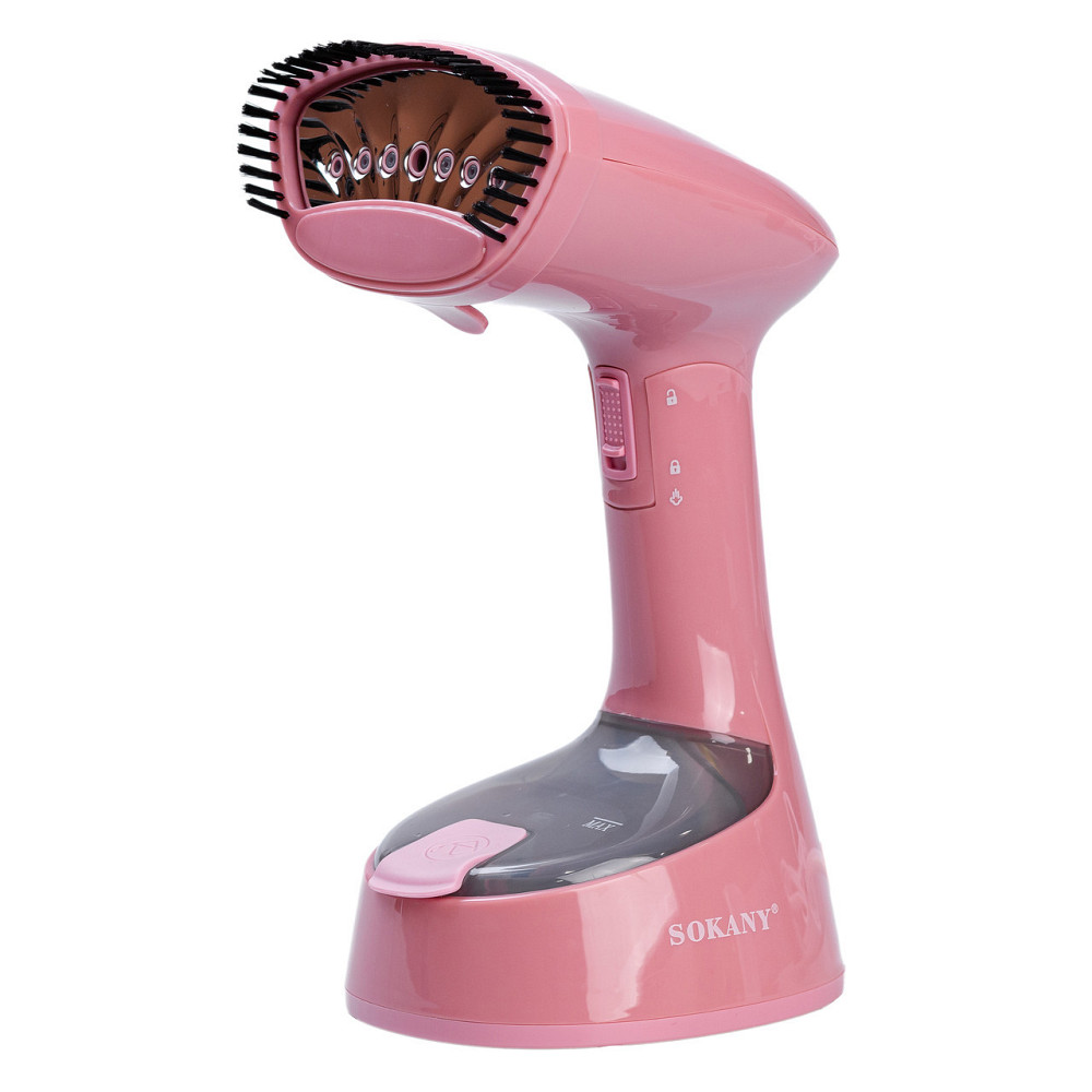 Парогенератор для одягу Sokany 1300 Вт Рожевий Київ - фото 7