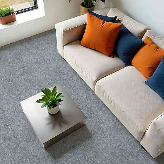 Плитка ковролиновая с TPR основой многоразовая серая 600х600х4мм SW-00002800 Киев