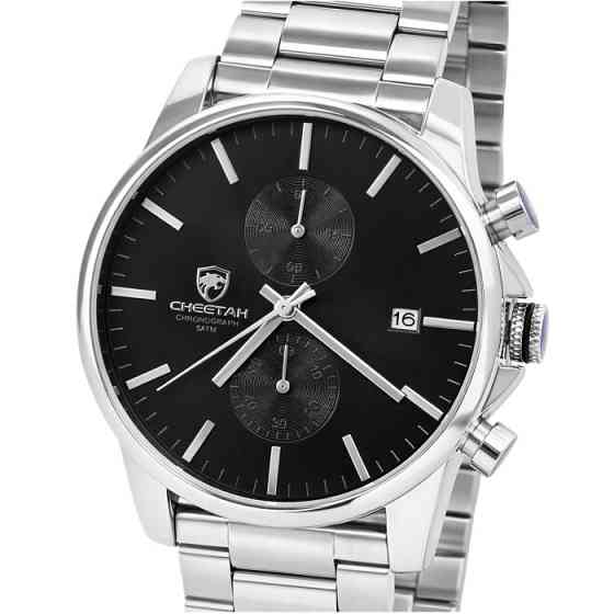 Наручний чоловічий годинник-хронограф CHEETAH CH1604 Monaco Silverline Луцьк