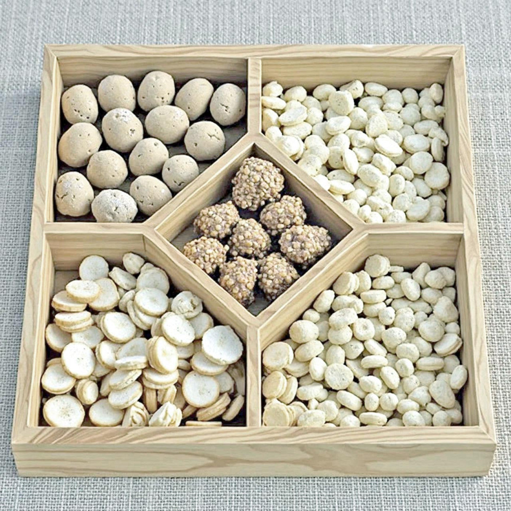 Менажница деревянная 