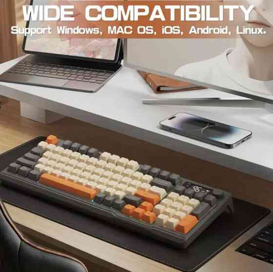 Мембранна клавиатура | клавиатура тихая | FREEWOLF | 96key Харків