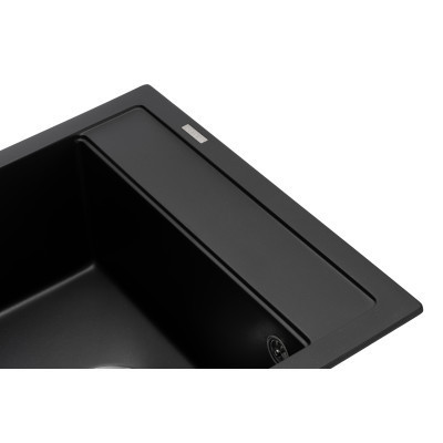 Мийка кухонна GRANADO MERIDA black shine (gr0301) Вінниця - фото 3