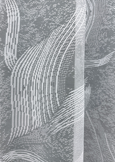 Тюль VR-Textil 1594т Жакард Білий 250х225 см (42-0848) Київ - фото 6