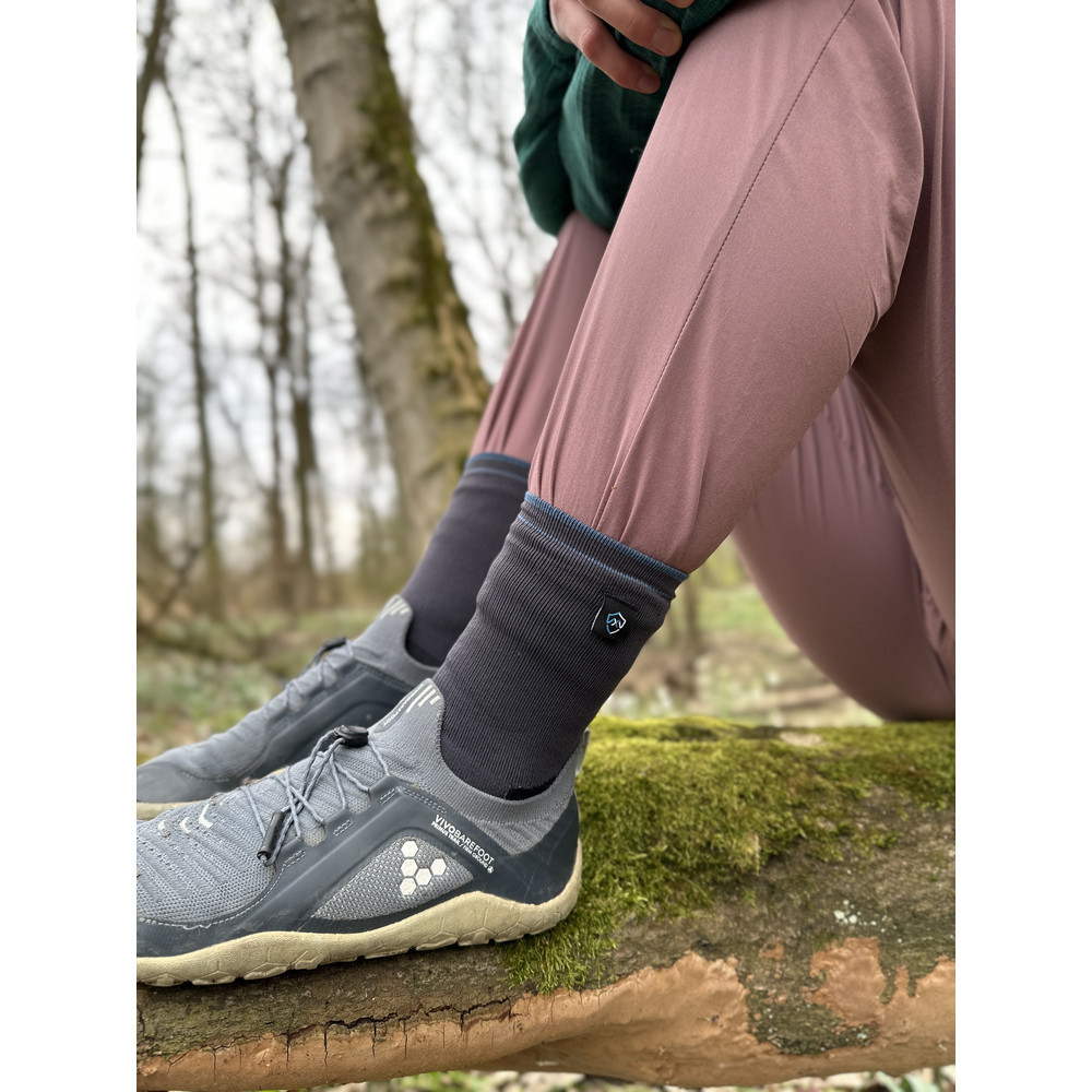 Шкарпетки водонепроникні Dexshell Running Lite 2.0 Socks, сірі, розмір M Рівне - фото 2