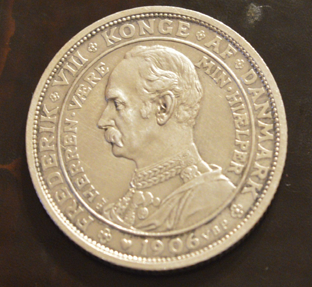 2 крони, 1906 р Данія Полтава - фото 1