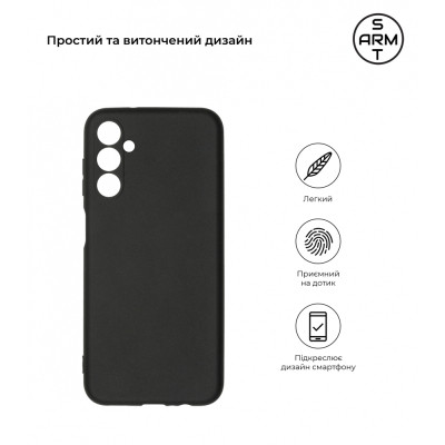 Чехол для мобильного телефона Armorstandart Matte Slim Fit Samsung M14 5G (M146) Camera cover Black (ARM68193) Винница - изображение 3