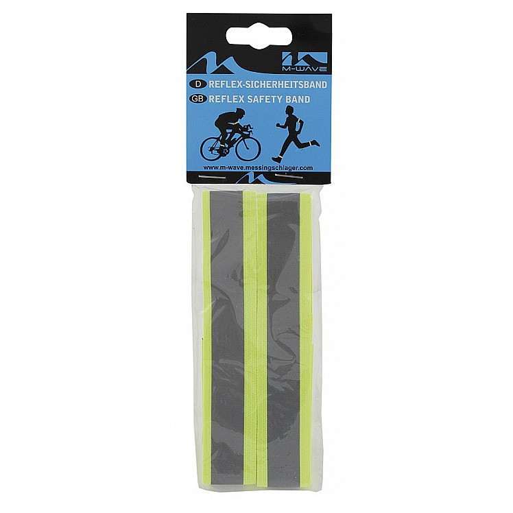 Світловідбивна смужка на липучці M-Wave Reflective Arm/Leg Bands - 2 шт. Київ - фото 2