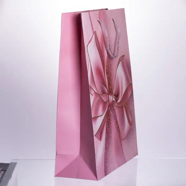 Yiwu Набір подарункових пакетів з паперу 12 шт Бант 30×12×42 см HP-10359-14 Коломия - фото 3