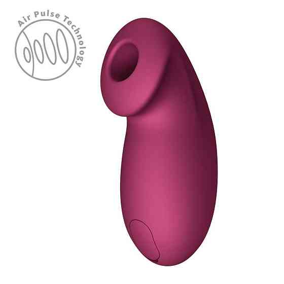 Вакуумний стимулятор Fun Factory Desire Wine Red, 11 режимів роботи, перезаряджуваний Sex Aura Київ