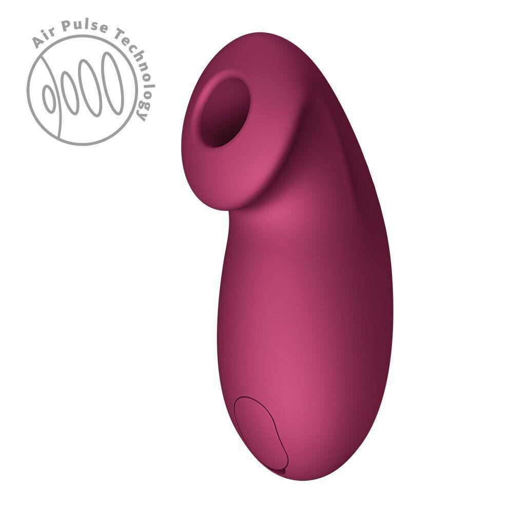 Вакуумний стимулятор Fun Factory Desire Wine Red, 11 режимів роботи, перезаряджуваний Sex Aura Київ - фото 4