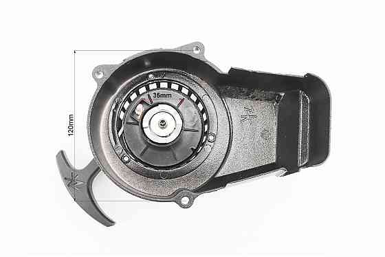 ATV дитячий - Кришка двигуна з ручним стартером в зборі (метал "чорний"), тип. 2 Київ