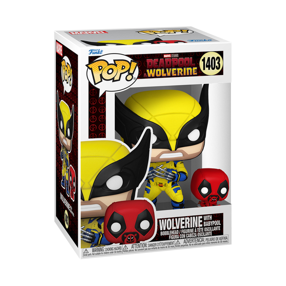 Набір ігрових фігурок Funko POP! серії Дедпул 3 - Росомаха з Бебіпулом Днепр - изображение 1