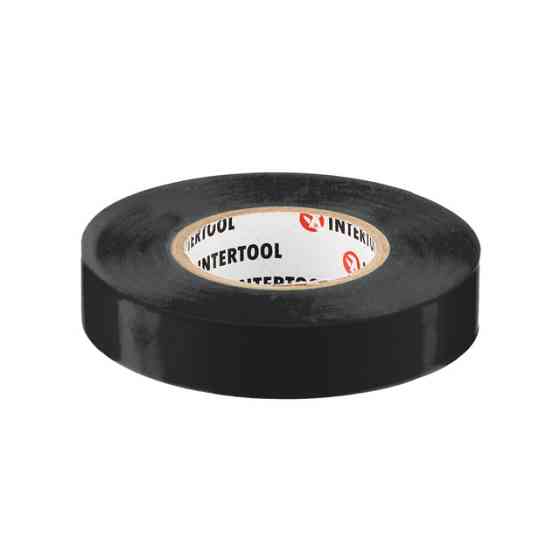 Стрічка ізоляційна 0.15мм*17мм*25м чорна INTERTOOL IT-0026 Киев