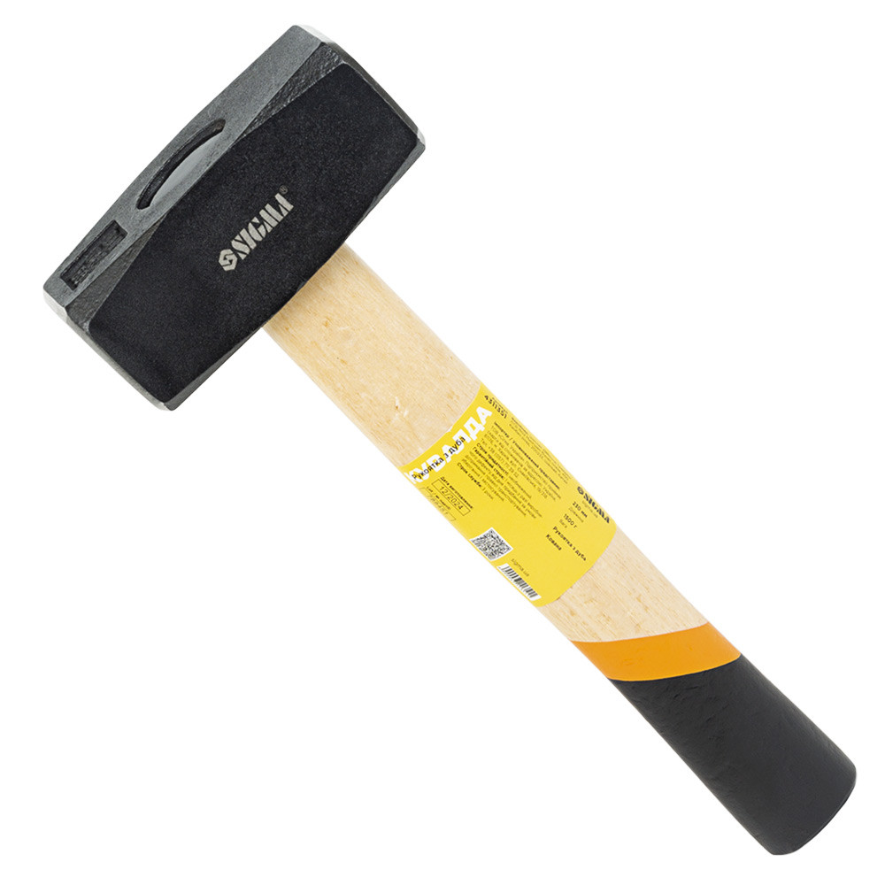 Sigma Кувалда 500г деревянная рукоятка (дуб) SIGMA (4311351) Киев - изображение 6