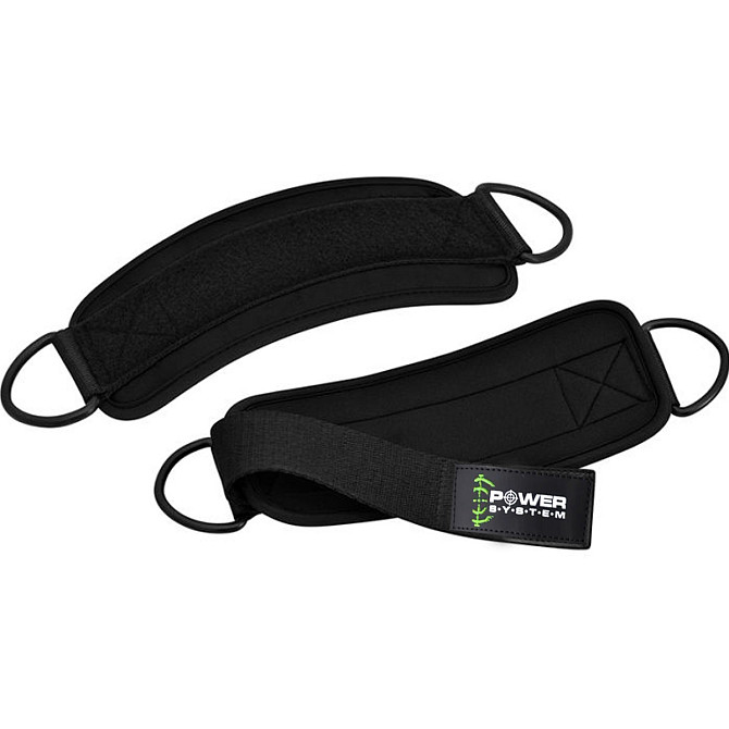 Манжети на щиколотку Power System PS-3460 Ankle Strap Gym Guy Black Каменское - изображение 3