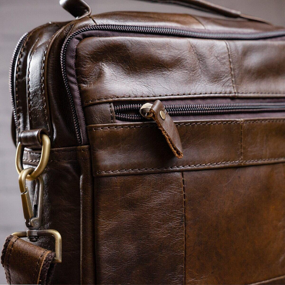 Сумка мужская Vintage 14764 Коричневая Киев - изображение 1