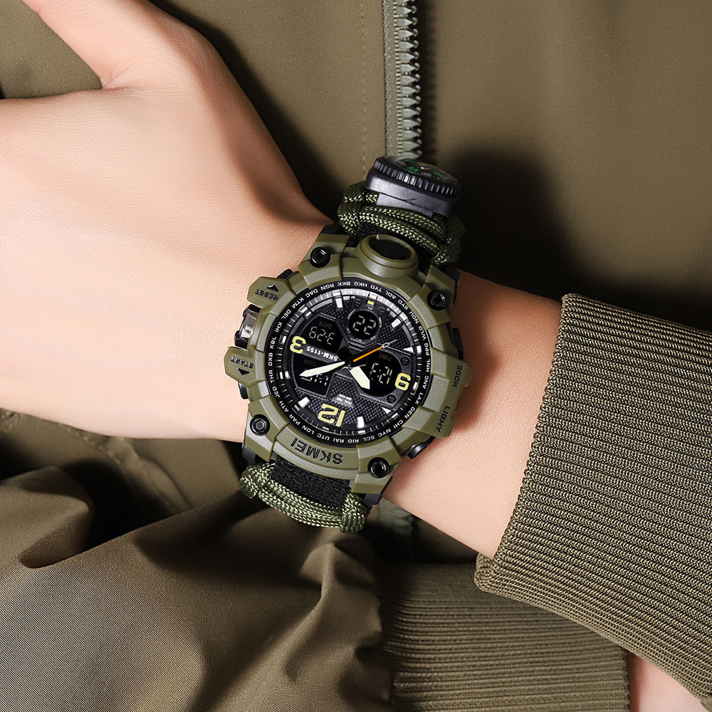 Skmei 1155BNAG Army Green SBR Киев - изображение 5