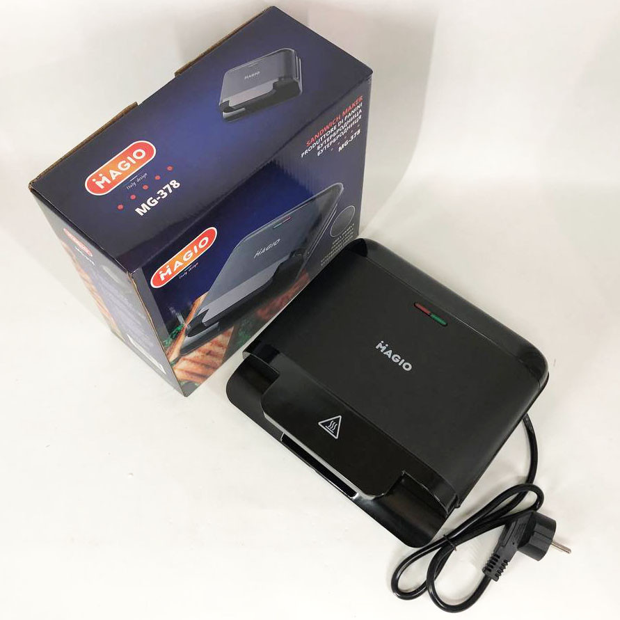 Портативная электрическая сэндвичница MAGIO MG-378 750 Вт, Электробутербродница для дома BI-10 Львов - изображение 2