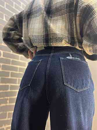 Джинсы женские Its Basic 4107 baggy jeans палаццо широкие от бедра, темно-синий, 34, 34, 70 см, 100  Одесса