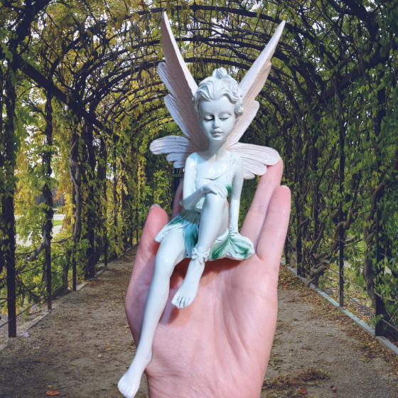 Садовая фигурка Эльфа. Фигурка для сада из полистоуна. Одесса