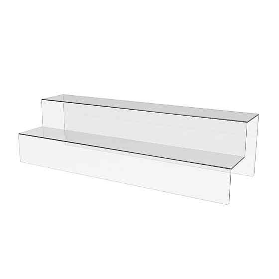 Гірка EKOSTAR під товар на 2 сходинки з акрилу 600х200х160 Київ