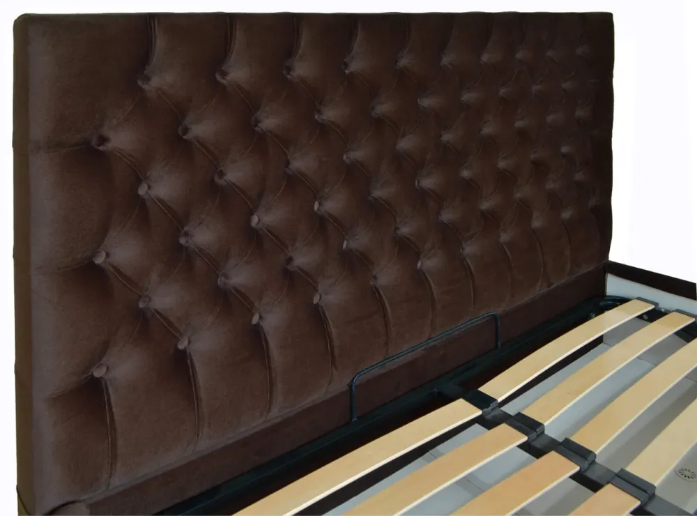 Ліжко Cambridge Standart 120 х 200 см Missoni 011 Темно-коричневий Київ - фото 3