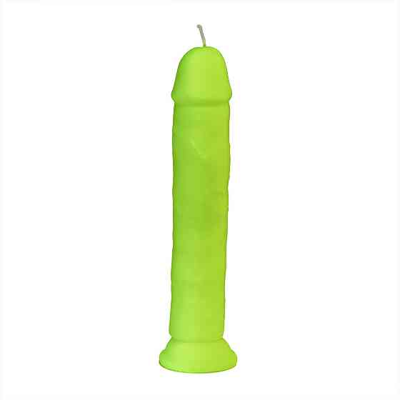 Свічка LOVE FLAME - Dildo Roma Yellow Fluor, CPS03-YELLOW Sex Aura Київ