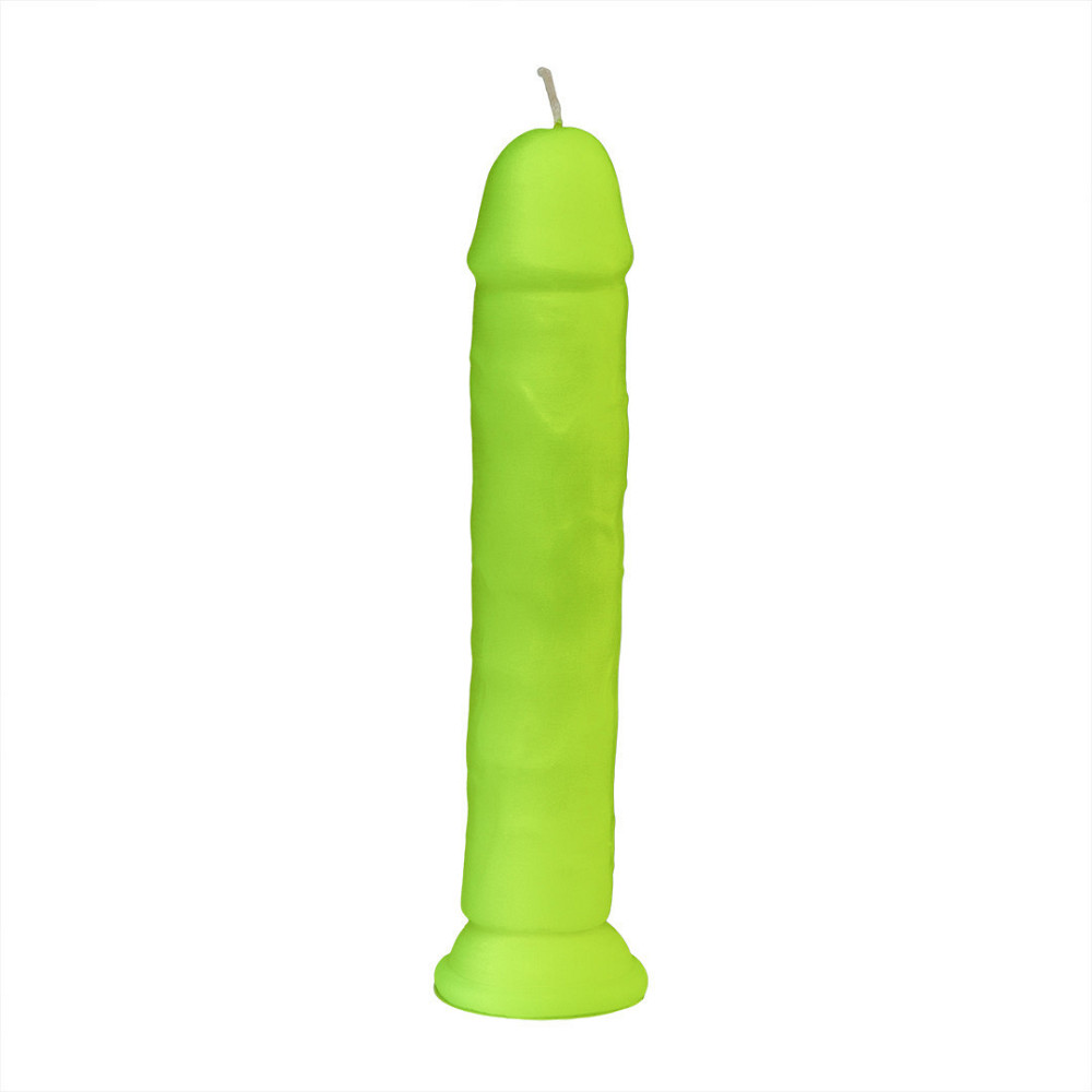 Свічка LOVE FLAME - Dildo Roma Yellow Fluor, CPS03-YELLOW Sex Aura Київ - фото 4
