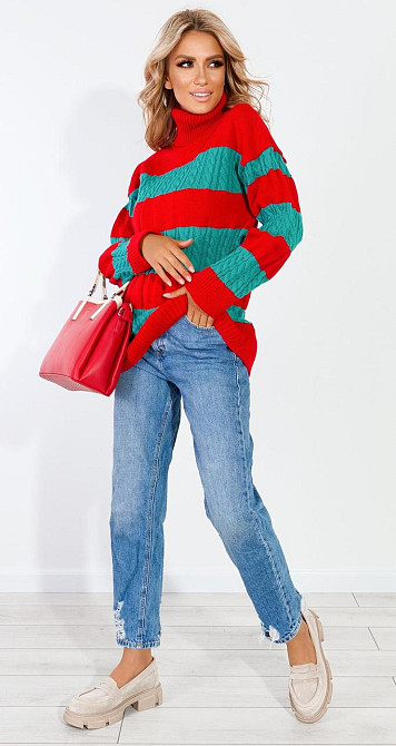 Подовжений светр (42-46) Київ - фото 4